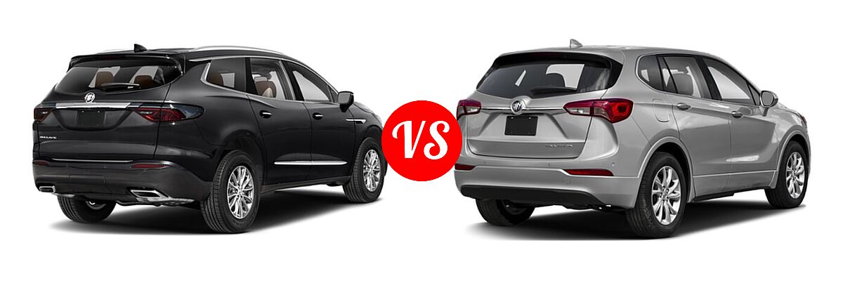 2023 Buick Enclave vs. 2019 Buick Envision - Rear Right Comparison