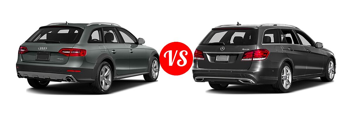 2016 Audi allroad Wagon Premium / Premium Plus vs. 2016 Mercedes-Benz E-Class Wagon E 350 Luxury / E 350 Sport - Rear Right Comparison