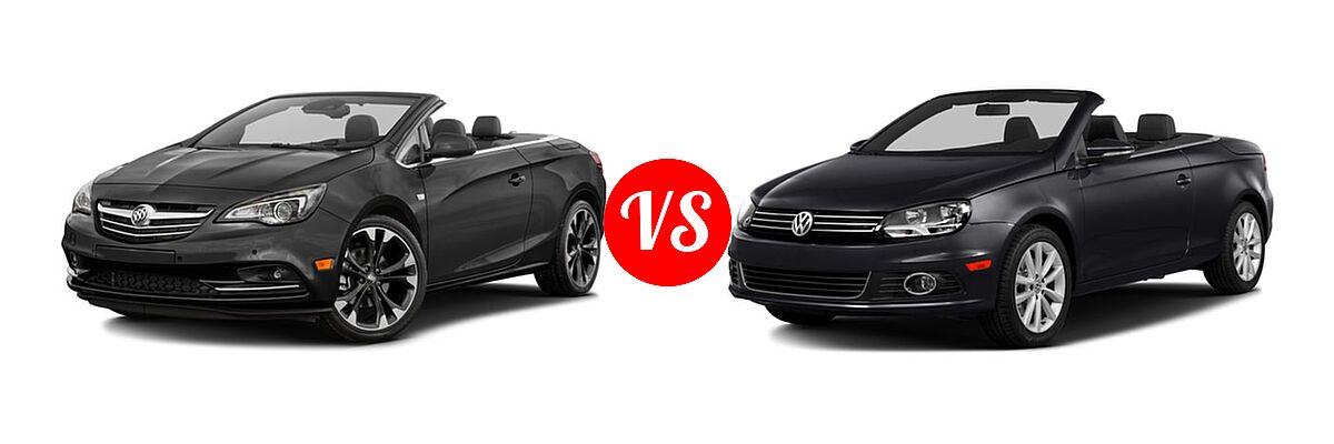 2016 Buick Cascada Convertible Premium vs. 2016 Volkswagen Eos Convertible Komfort - Front Left Comparison
