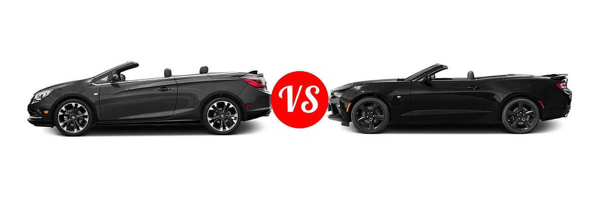 2016 Buick Cascada Convertible Premium vs. 2016 Chevrolet Camaro Convertible SS - Side Comparison