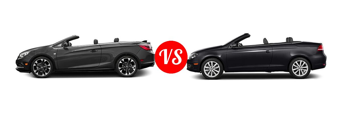 2016 Buick Cascada Convertible Premium vs. 2016 Volkswagen Eos Convertible Komfort - Side Comparison
