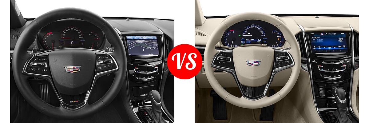 2016 Cadillac ATS-V Sedan 4dr Sdn vs. 2016 Cadillac ATS Sedan Luxury Collection RWD / Performance Collection RWD / Premium Collection RWD / Standard AWD - Dashboard Comparison