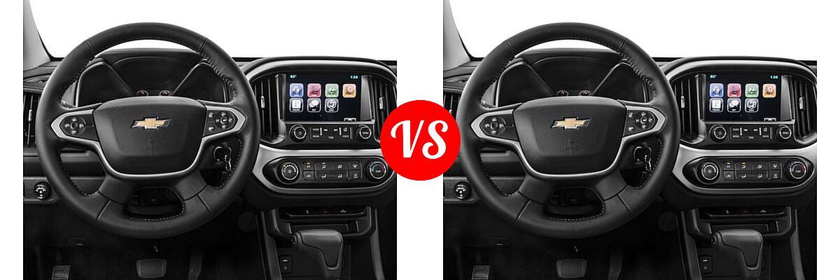 2016 Chevrolet Colorado Pickup 2WD LT vs. 2016 Chevrolet Colorado Pickup 2WD LT - Dashboard Comparison