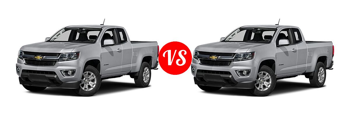 2016 Chevrolet Colorado Pickup 2WD LT vs. 2016 Chevrolet Colorado Pickup 2WD LT - Front Left Comparison