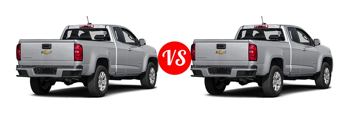 2016 Chevrolet Colorado Pickup 2WD LT vs. 2016 Chevrolet Colorado Pickup 2WD LT - Rear Right Comparison