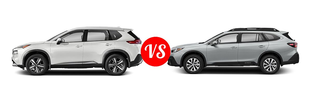 taktik Stå op i stedet Med vilje 2021 Nissan Rogue vs. 2021 Subaru Outback | Vehie.com