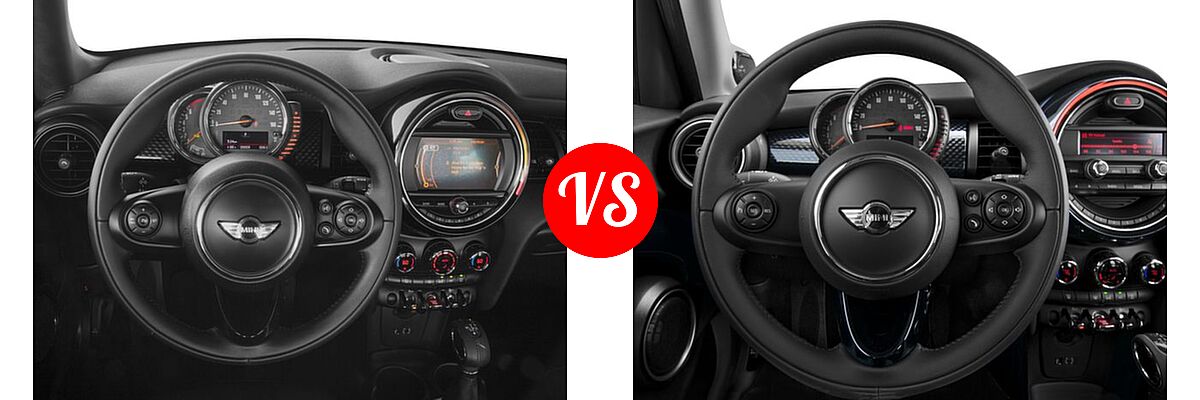 2017 MINI Hardtop 2 Door Hatchback S vs. 2017 MINI Hardtop 4 Door Hatchback S - Dashboard Comparison