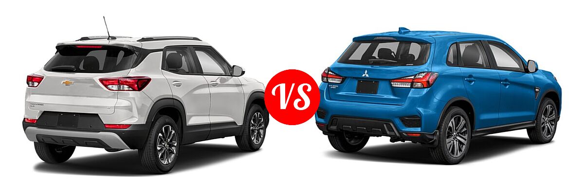 2021 Chevrolet Trailblazer SUV L / LS / LT vs. 2021 Mitsubishi Outlander Sport SUV ES / LE - Rear Right Comparison