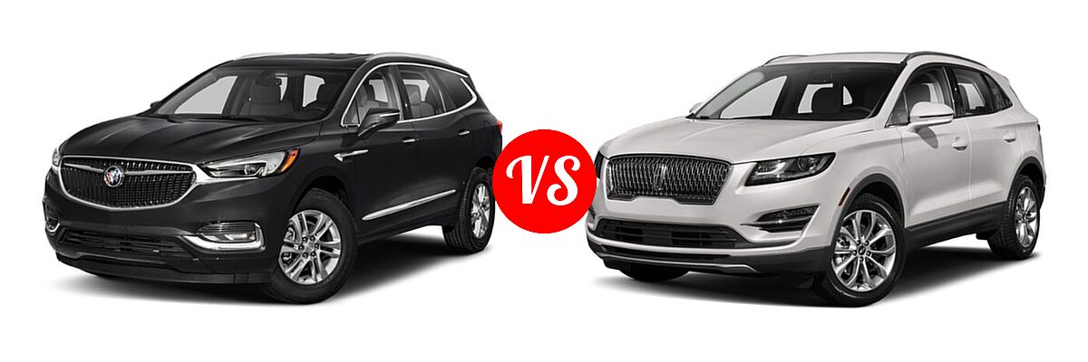 2021 Buick Enclave SUV Essence / Preferred / Premium vs. 2019 Lincoln MKC SUV Black Label / FWD / Reserve / Select / Standard - Front Left Comparison