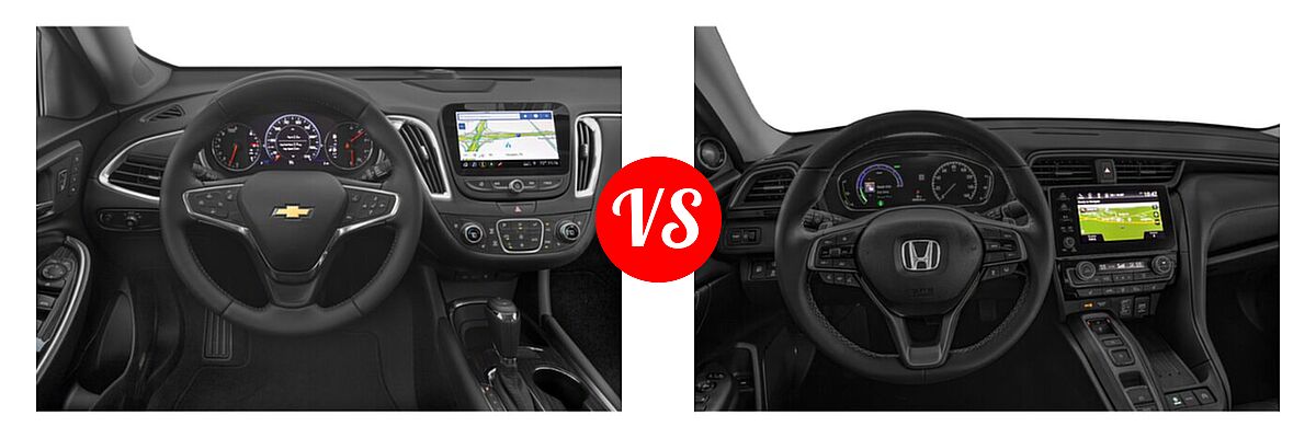 2021 Chevrolet Malibu Sedan Premier vs. 2021 Honda Insight Sedan Hybrid Touring - Dashboard Comparison