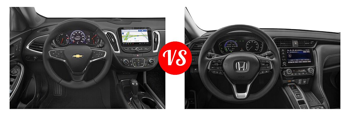 2021 Chevrolet Malibu Sedan Premier vs. 2021 Honda Insight Sedan Hybrid EX - Dashboard Comparison