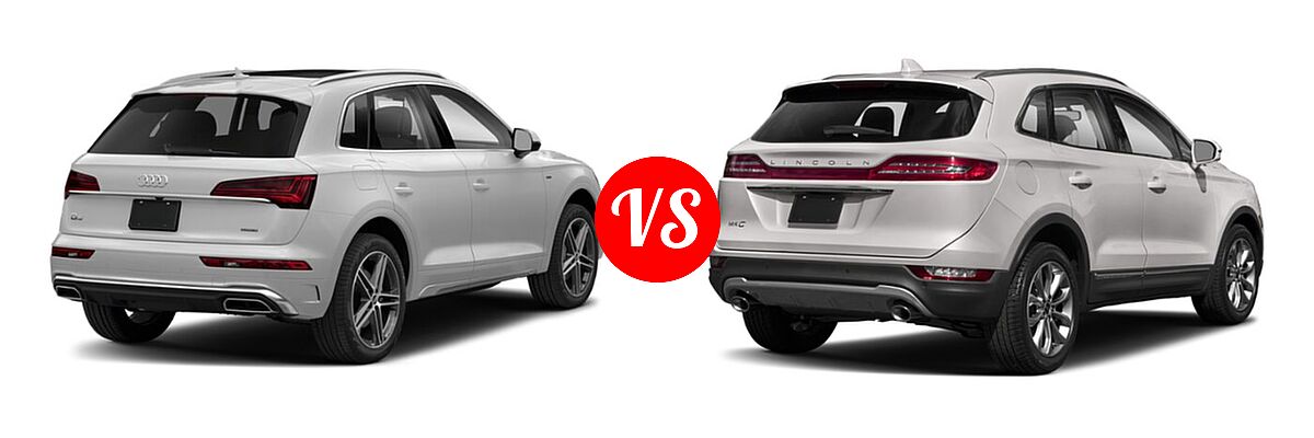 2021 Audi Q5 SUV Premium vs. 2019 Lincoln MKC SUV Black Label / FWD / Reserve / Select / Standard - Rear Right Comparison