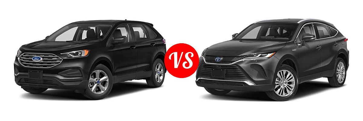 2021 Ford Edge SUV SE / ST / ST-Line vs. 2021 Toyota Venza SUV Limited / XLE - Front Left Comparison