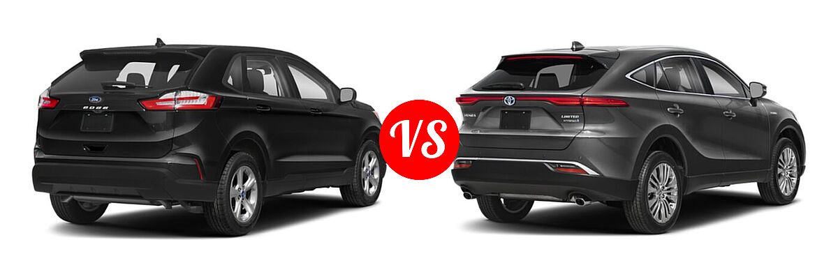 2021 Ford Edge SUV SE / ST / ST-Line vs. 2021 Toyota Venza SUV Limited / XLE - Rear Right Comparison