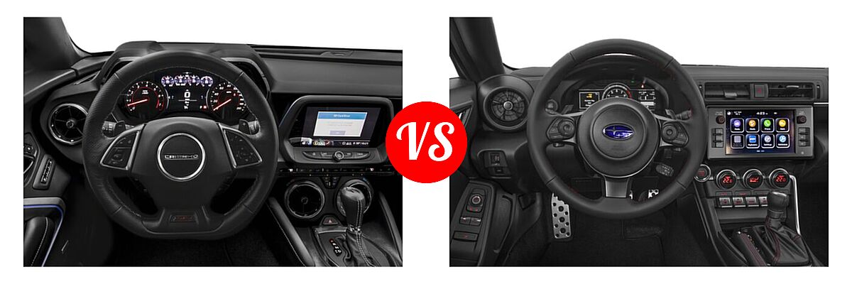 2022 Chevrolet Camaro Coupe 1SS / 2SS vs. 2022 Subaru BRZ Coupe Limited - Dashboard Comparison