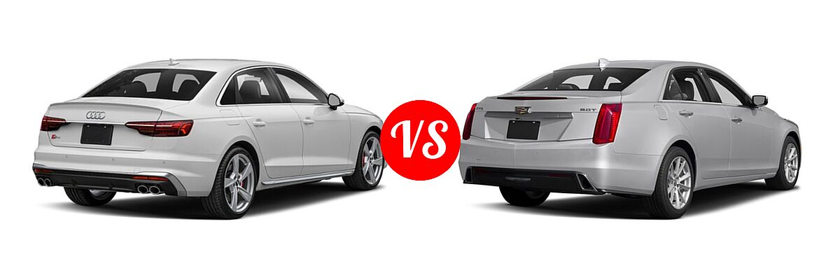 2022 Audi S4 Sedan Premium / Premium Plus / Prestige vs. 2018 Cadillac CTS Sedan AWD / Luxury RWD / Premium Luxury RWD / RWD - Rear Right Comparison