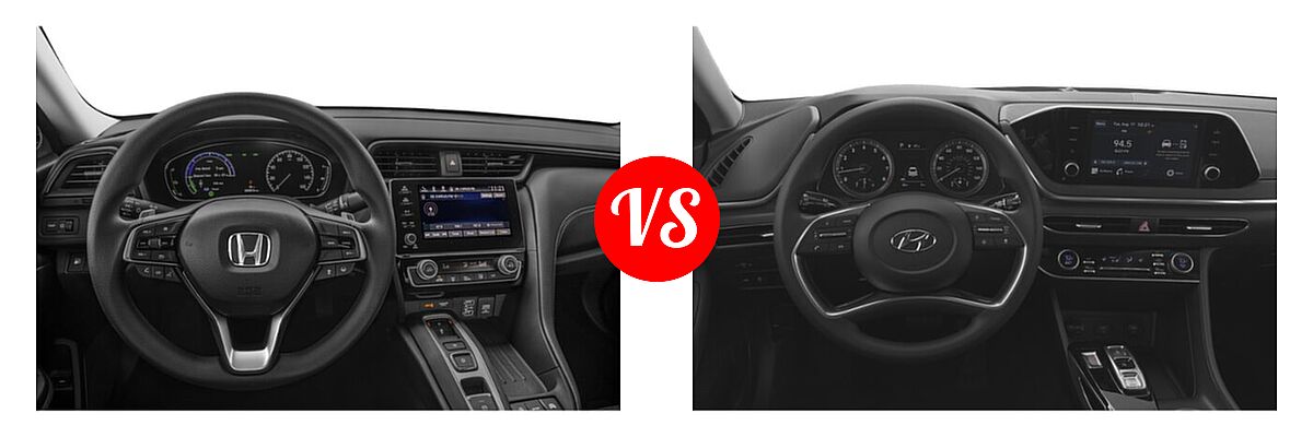 2022 Honda Insight Sedan Hybrid EX vs. 2022 Hyundai Sonata Sedan SEL - Dashboard Comparison