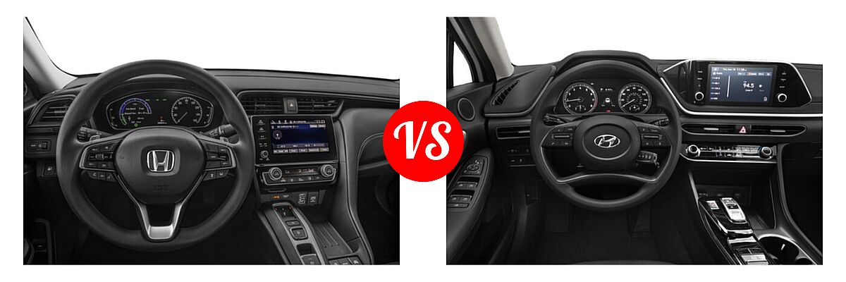2022 Honda Insight Sedan Hybrid EX vs. 2022 Hyundai Sonata Sedan SE - Dashboard Comparison