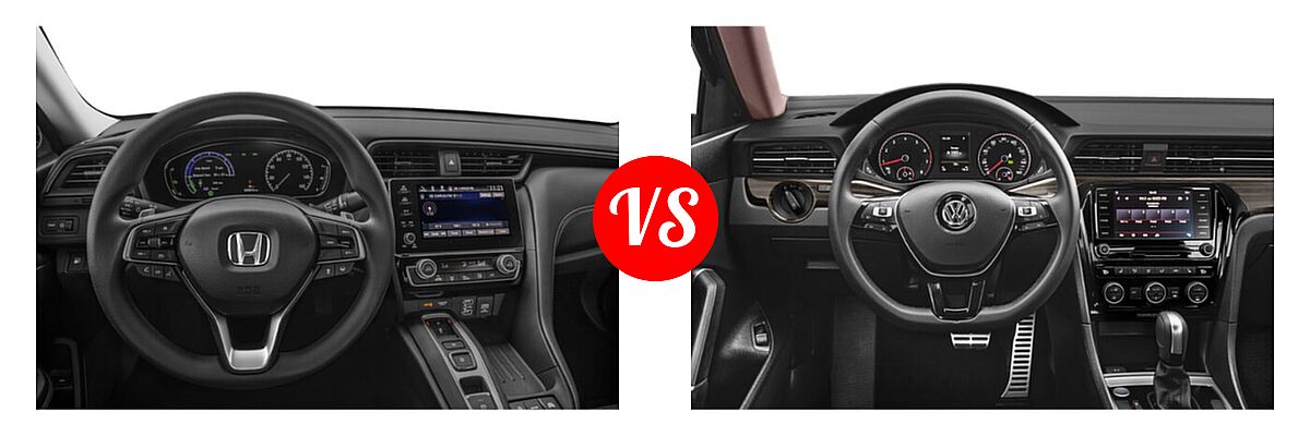 2022 Honda Insight Sedan Hybrid EX vs. 2022 Volkswagen Passat Sedan 2.0T Limited Edition - Dashboard Comparison