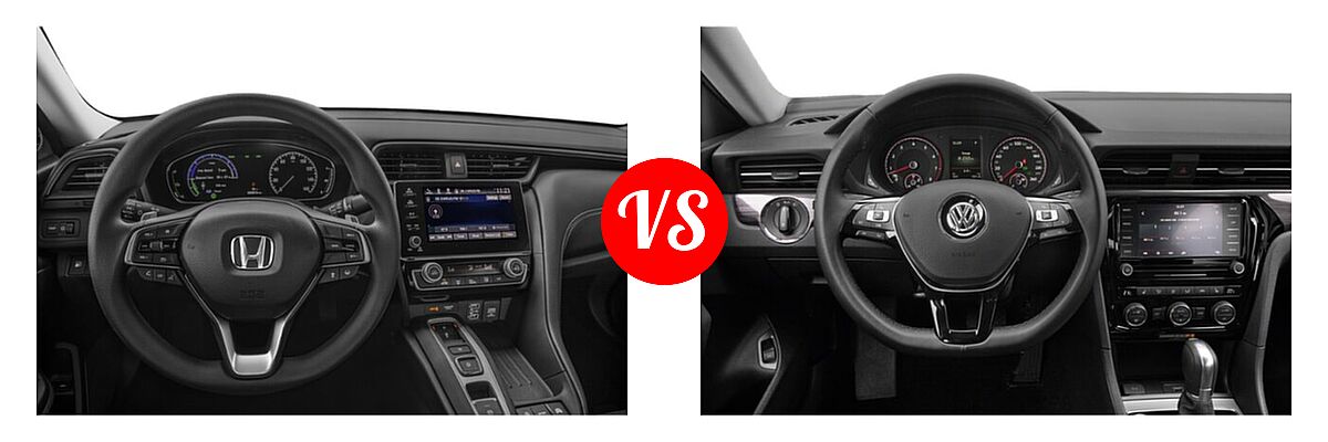 2022 Honda Insight Sedan Hybrid EX vs. 2022 Volkswagen Passat Sedan 2.0T SE - Dashboard Comparison