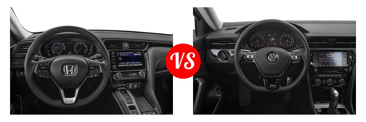 2022 Honda Insight Sedan Hybrid EX vs. 2022 Volkswagen Passat Sedan 2.0T R-Line - Dashboard Comparison