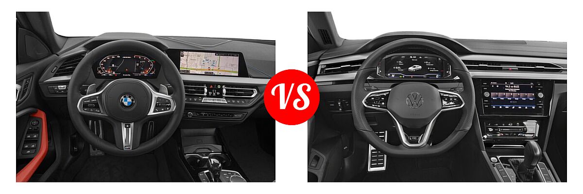 2022 BMW 2 Series M235i Hatchback M235i xDrive vs. 2022 Volkswagen Arteon Hatchback SE R-Line - Dashboard Comparison
