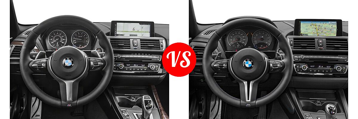 2017 BMW 2 Series M240i xDrive Coupe M240i xDrive vs. 2017 BMW M2 Coupe Coupe - Dashboard Comparison