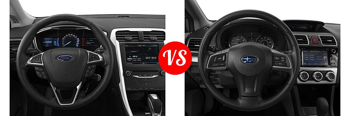 2016 Ford Fusion vs. 2016 Subaru Impreza Sedan