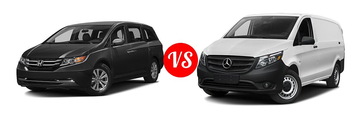 2016 Honda Odyssey Minivan EX vs. 2016 Mercedes-Benz Metris Minivan RWD 126