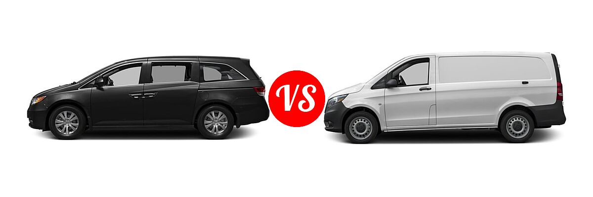 2016 Honda Odyssey Minivan EX vs. 2016 Mercedes-Benz Metris Minivan RWD 126