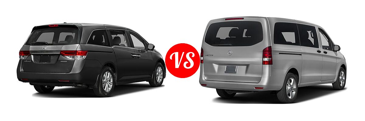 2016 Honda Odyssey Minivan SE vs. 2016 Mercedes-Benz Metris Minivan RWD 126