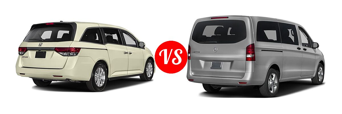 2016 Honda Odyssey Minivan EX-L vs. 2016 Mercedes-Benz Metris Minivan RWD 126