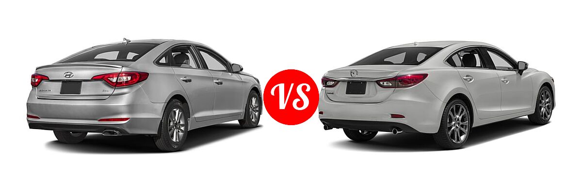 2016 Hyundai Sonata Sedan 1.6T Eco vs. 2016 Mazda 6 Sedan i Grand Touring - Rear Right Comparison