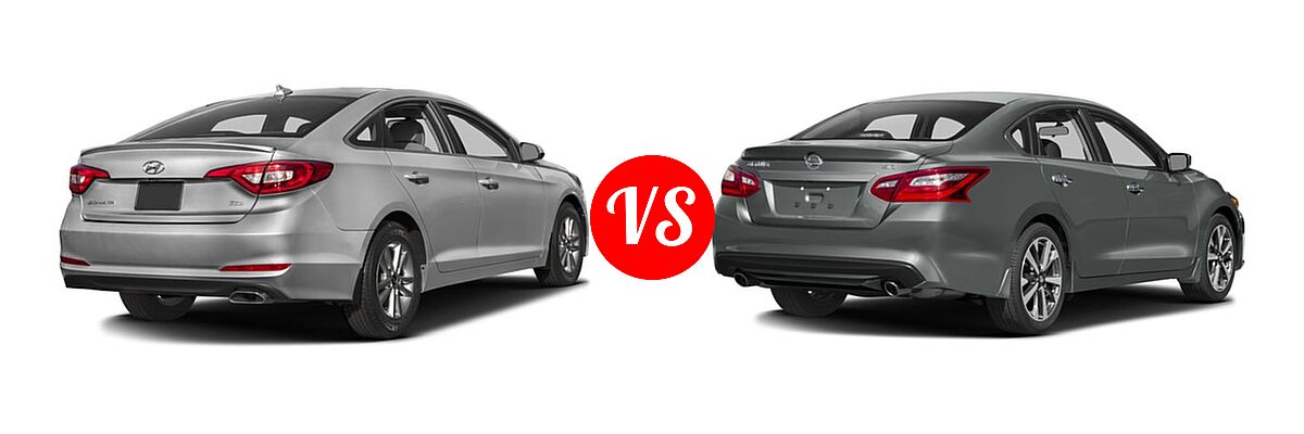 2016 Hyundai Sonata Sedan 1.6T Eco vs. 2016 Nissan Altima Sedan 2.5 SR / 3.5 SR - Rear Right Comparison