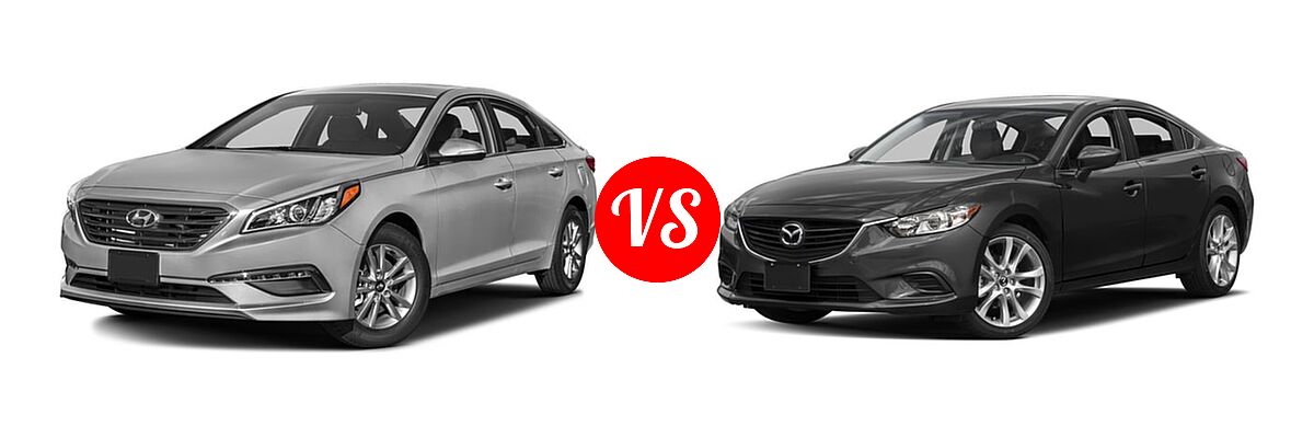 2016 Hyundai Sonata Sedan 1.6T Eco vs. 2016 Mazda 6 Sedan i Touring - Front Left Comparison