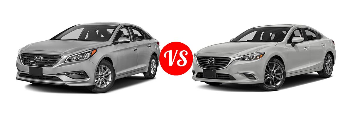 2016 Hyundai Sonata Sedan 1.6T Eco vs. 2016 Mazda 6 Sedan i Grand Touring - Front Left Comparison
