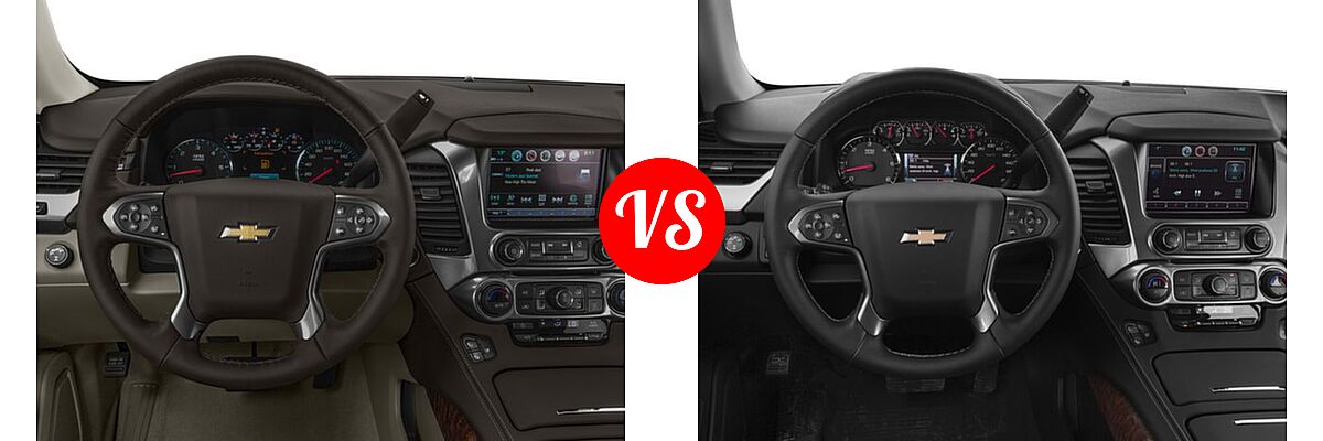 2018 Chevrolet Suburban SUV Premier vs. 2018 Chevrolet Tahoe SUV Premier - Dashboard Comparison