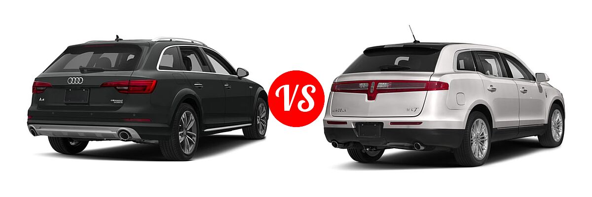 2018 Audi A4 allroad Wagon Premium / Premium Plus / Prestige vs. 2018 Lincoln MKT Wagon Premiere / Reserve - Rear Right Comparison