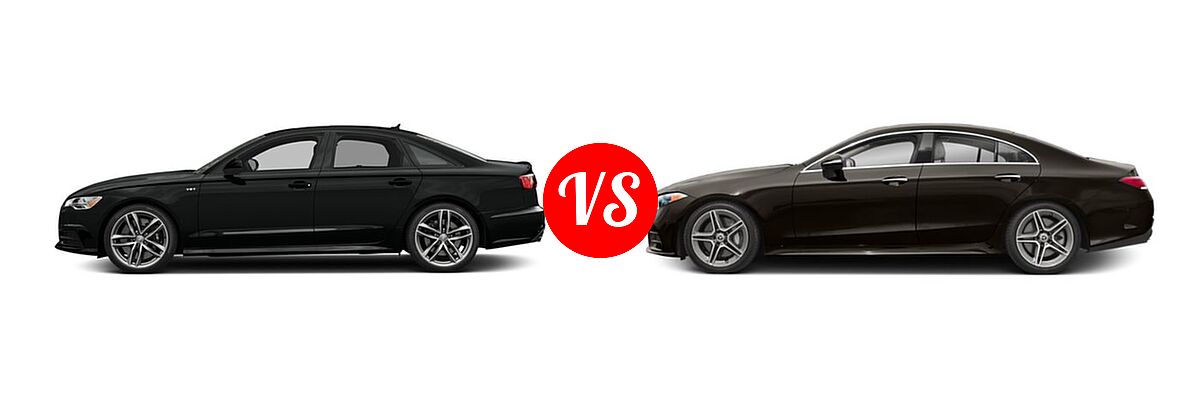 2018 Audi S6 Sedan Premium Plus / Prestige vs. 2019 Mercedes-Benz CLS-Class Sedan CLS 450 - Side Comparison