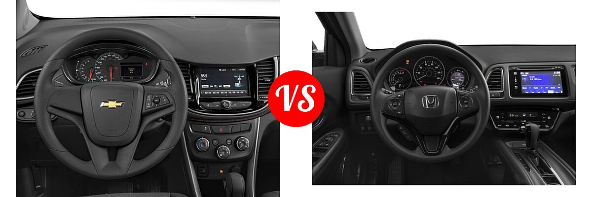 2018 Chevrolet Trax SUV LS vs. 2018 Honda HR-V SUV EX - Dashboard Comparison