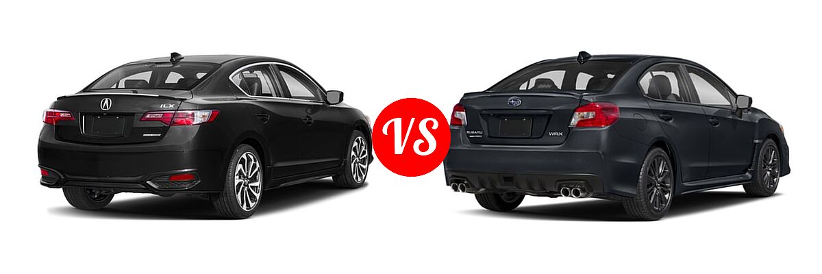 2018 Acura ILX Sedan Special Edition vs. 2018 Subaru WRX Sedan Manual - Rear Right Comparison