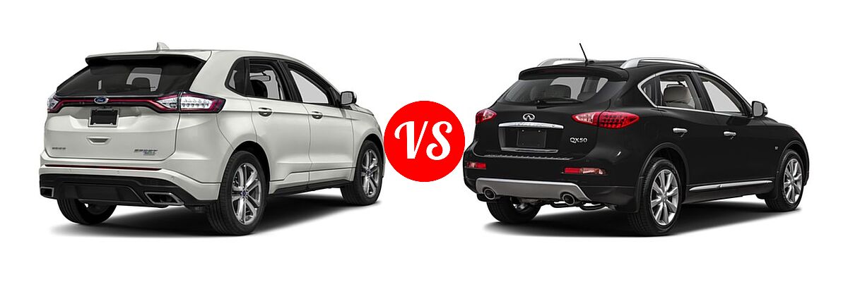 infinity vs ford crossover