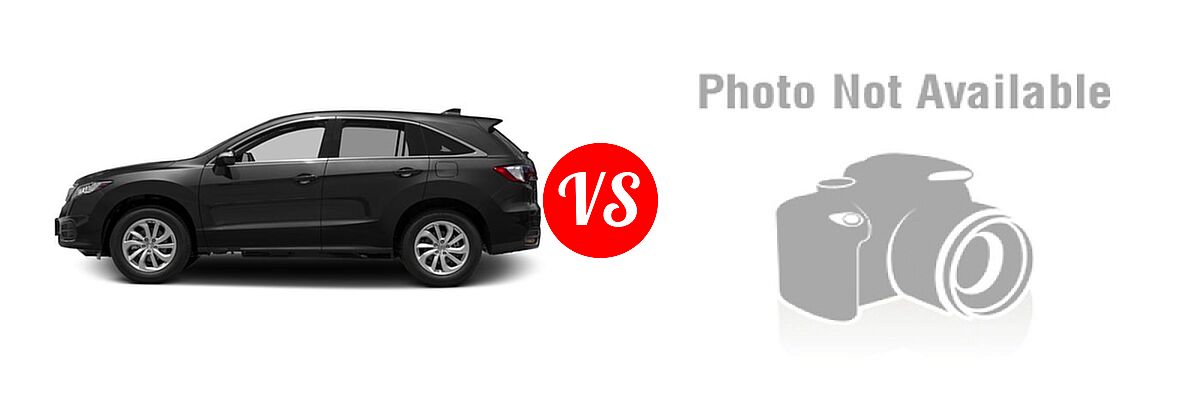 2016 Acura RDX SUV AcuraWatch Plus Pkg / FWD 4dr vs. 2019 Acura RDX SUV w/Technology Pkg - Side Comparison