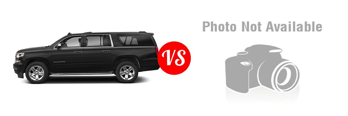 2019 Chevrolet Suburban SUV LS / LT vs. 2019 Jeep Grand Cherokee SRT SUV SRT - Side Comparison