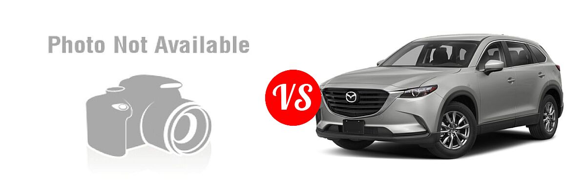 2019 Kia Sorento SUV SX Limited V6 vs. 2019 Mazda CX-9 SUV Sport - Front Left Comparison