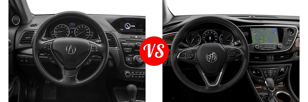 2018 Acura RDX SUV AWD vs. 2018 Buick Envision SUV Essence / FWD 4dr / Preferred / Premium / Premium II - Dashboard Comparison