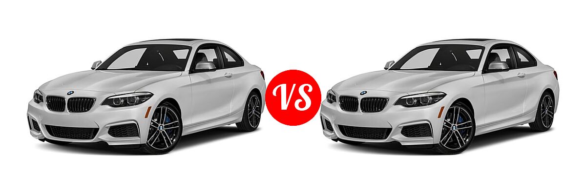 2018 BMW 2 Series M240i Coupe M240i vs. 2018 BMW 2 Series M240i xDrive Coupe M240i xDrive - Front Left Comparison