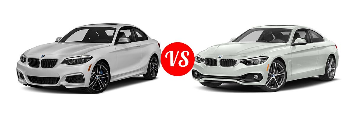 2018 BMW 2 Series M240i xDrive Coupe M240i xDrive vs. 2018 BMW 4 Series Coupe 440i / 440i xDrive - Front Left Comparison