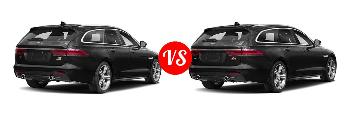 2019 Jaguar XF Wagon Prestige / S vs. 2020 Jaguar XF Wagon Prestige / S - Rear Right Comparison