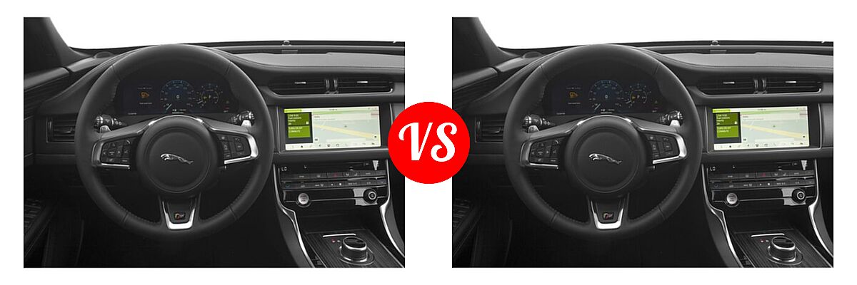 2019 Jaguar XF Wagon Prestige / S vs. 2020 Jaguar XF Wagon Prestige / S - Dashboard Comparison